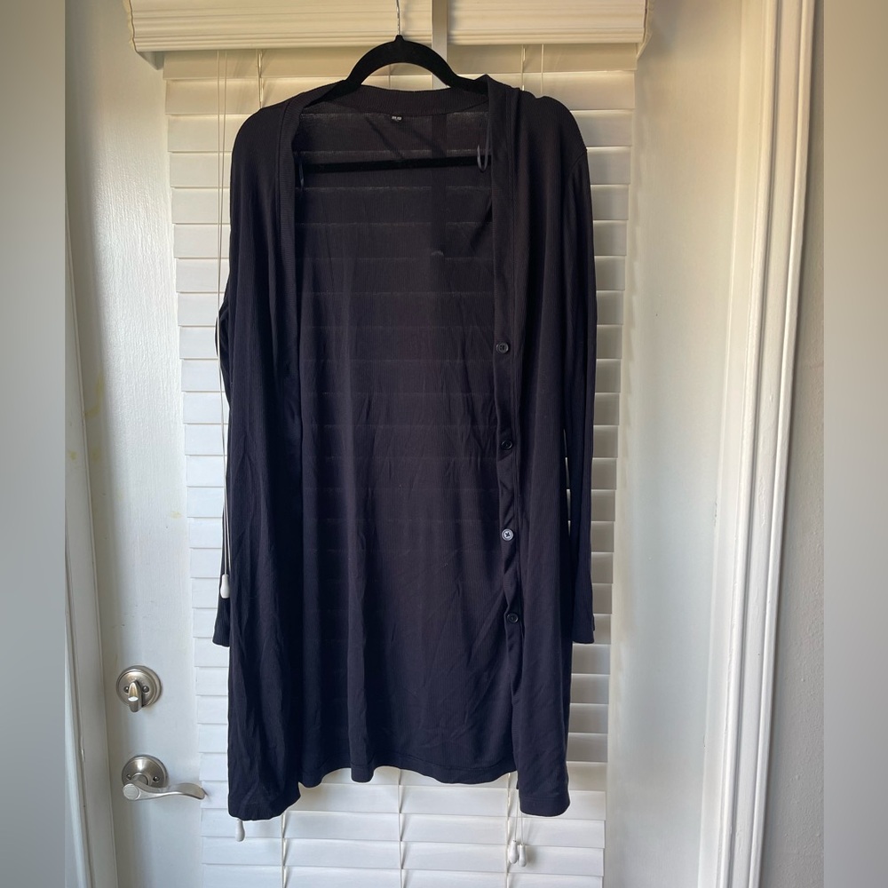 Uniqlo Navy Blue Long Sweater - Used but good condition - Medium -